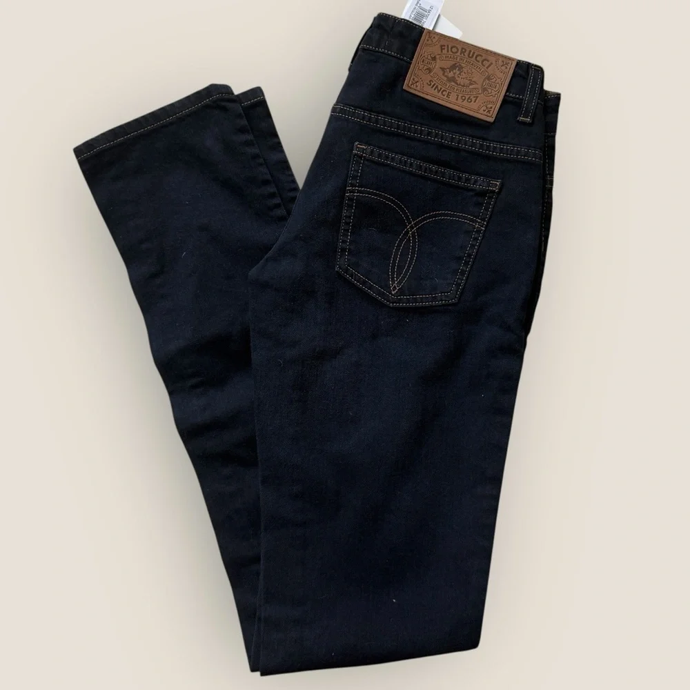 Fiorucci - Dark Wash Skinny Leg Jeans – Size 26 IT (US 2), NWT